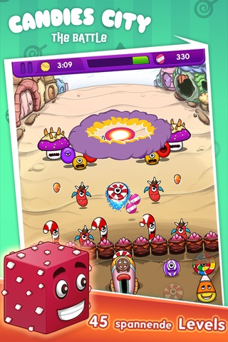 Candies City: The Battle. Join the Candy Supers troop ! screenshot 2