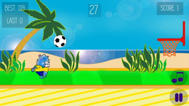 Juggy Ball - Go to Brazil Football Baske