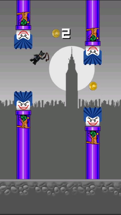 Flappy League of Heroes - Bat Justice Begins in the metropolis of Gotham, NY!