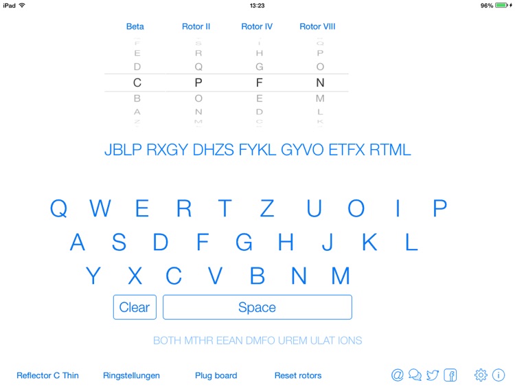 Enigma I/M3/M4 emulator screenshot-3