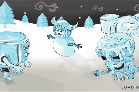The Melting Game: Ice Cube and The Evil Snowmen Adventure Pro screenshot 2