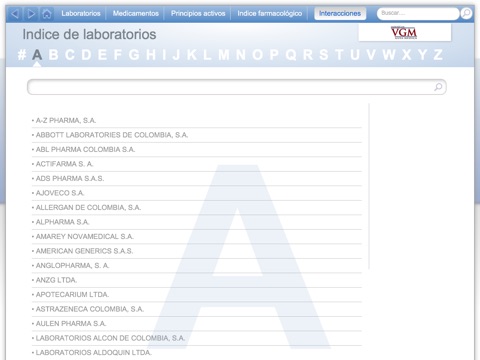 Vademécum VGM Colombia screenshot 3