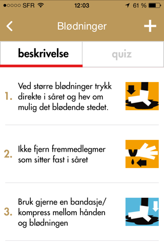 Røde Kors Mobil Førstehjelp screenshot 4