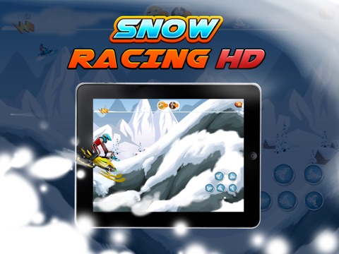 Snow Racing HD Lite screenshot 4