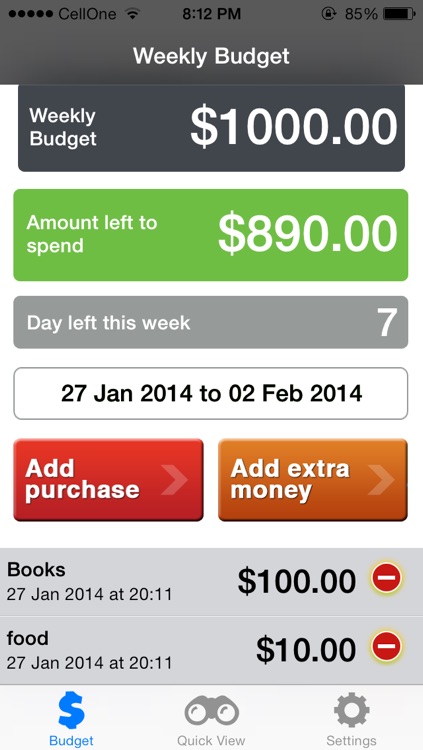 Weekly Budget Pro