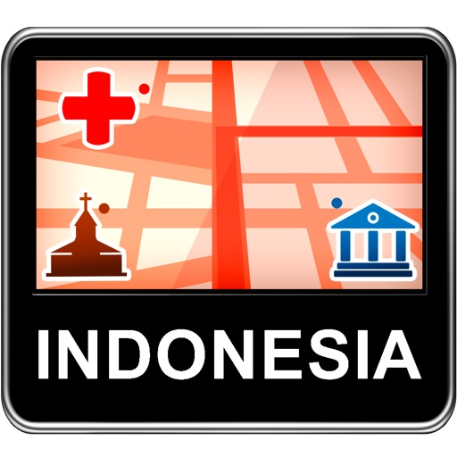 Indonesia Vector Map - Travel Monster icon