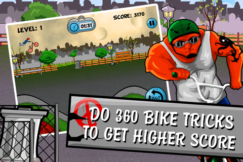 A BMX Freestyler Bike Racing Tricks Free HD screenshot 4