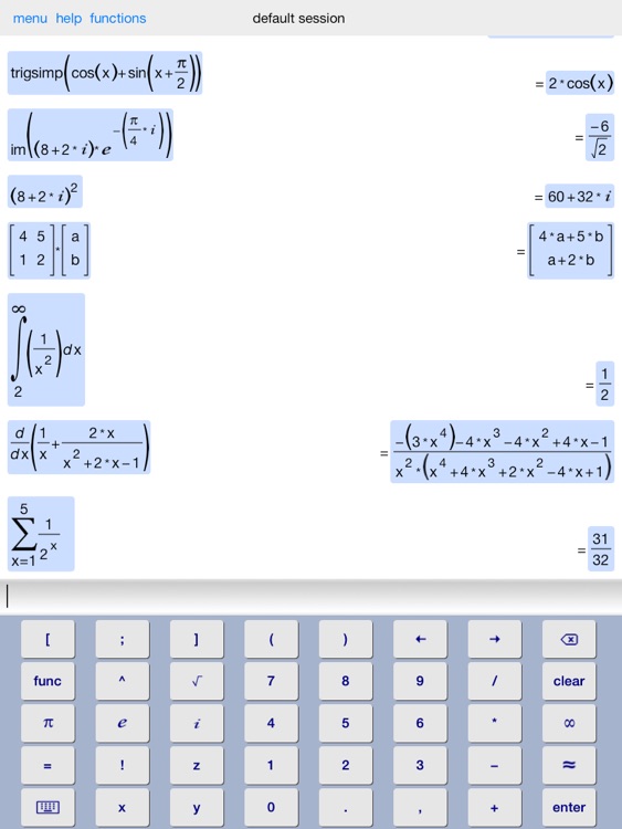 Symbolic Calculator HD