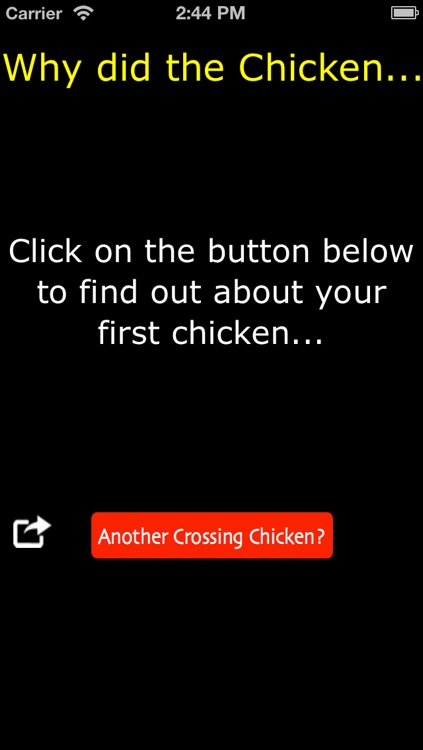 Why did the chicken cross the road?