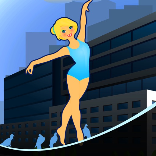 Equilibrium Balance Feat of Death : The tightrope sky walker above the City - Free Edition iOS App