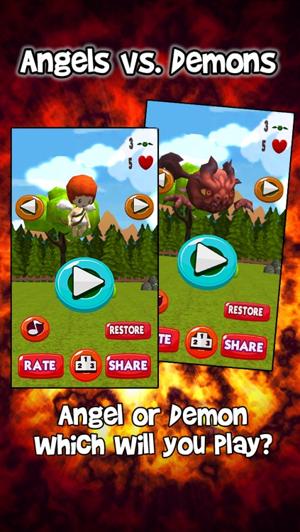 Angels vs. Demons (Premium) – Good and Evil Battle For Flappy Souls Across Earth, Hell and Heaven