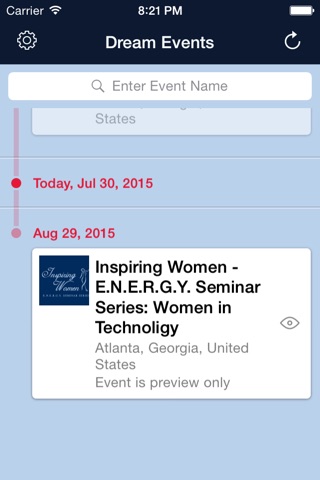 Atlanta Dream Events screenshot 2