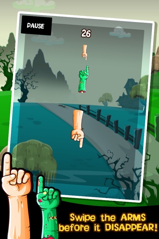 Zombie Hand Swipe Pro - Match The Arrows That is Made Of Human and Zombies Hands HD screenshot 2