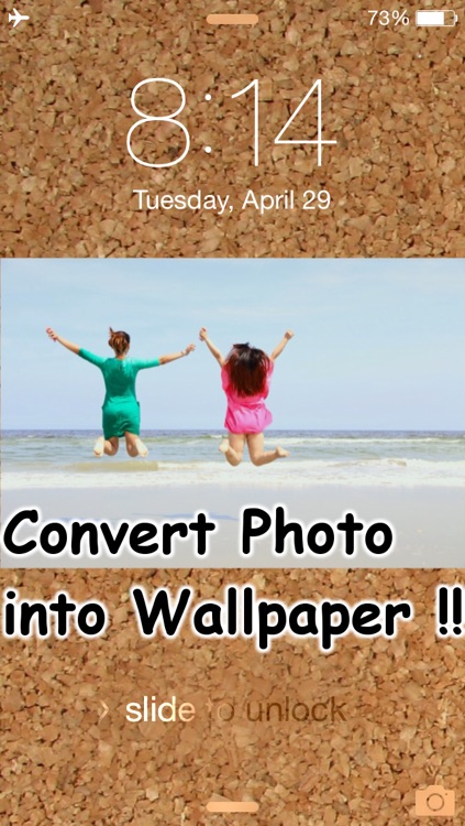 Convert Your Photo/Picture into Wallpaper