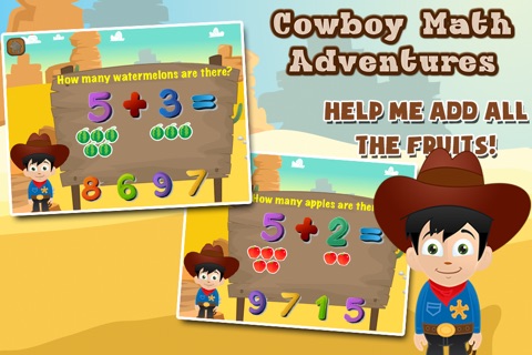 Cowboy Math Adventure screenshot 2