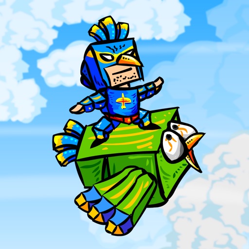 Blue Bird Man Rider icon