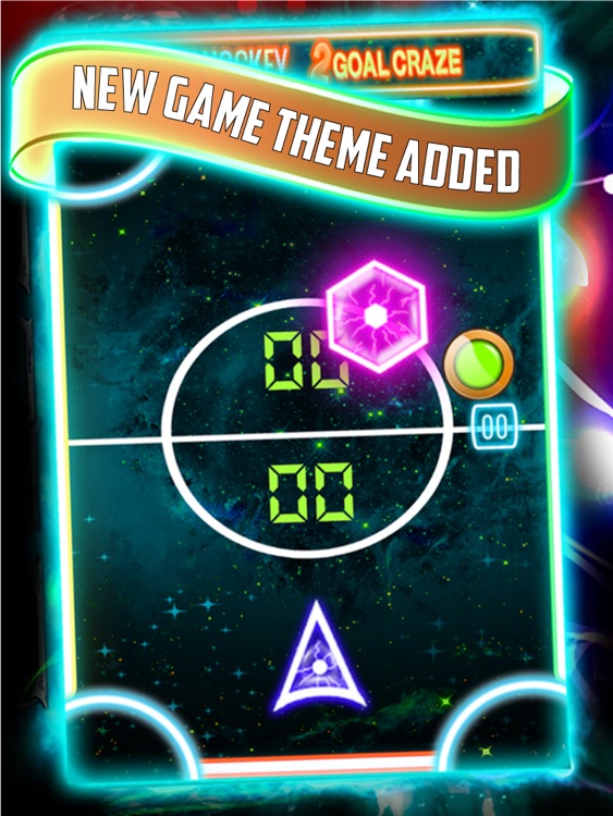 Glow Hockey - 2 Goal Craze