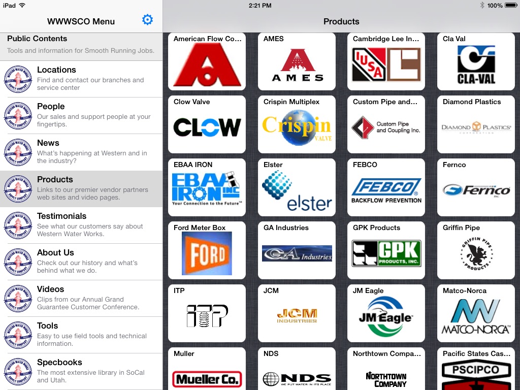 Western Water Works for iPad screenshot 2