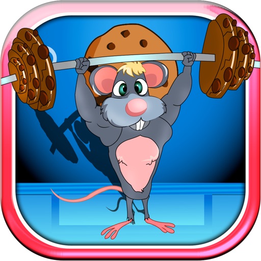 Mouse Body Building Chocolate Cookie Lift Free iOS App