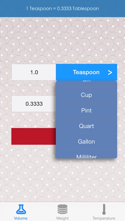 Cooking Measures | Easy weight, volume and temperature unit converter for the iPhone chef