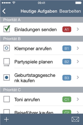 Benjamin – Task Manager and Calendar Inspired by Benjamin Franklin for iPhone screenshot 2