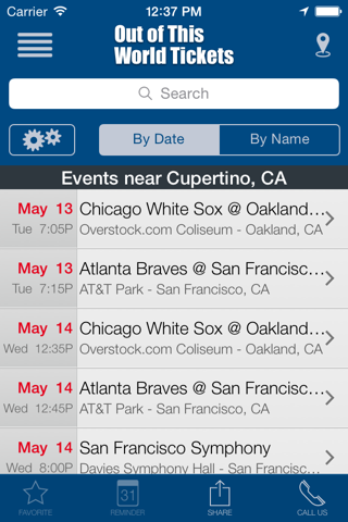 OOTWTickets screenshot 2