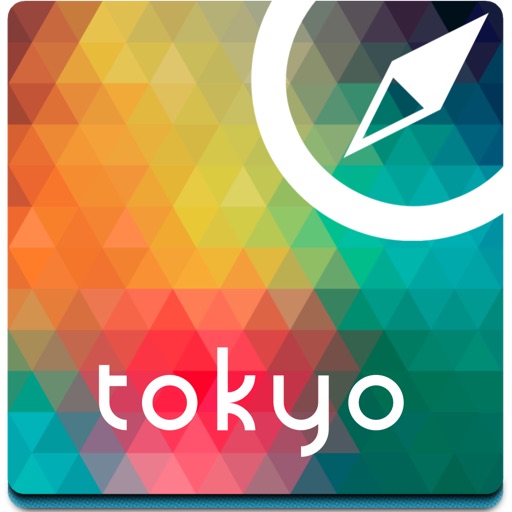 Tokyo offline map, guide & hotels icon