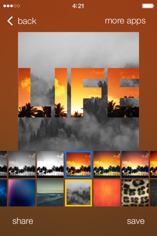 Shape'gram - Photo Editor with Cool Masks and Colorful Backgrounds for Instagram screenshot 2