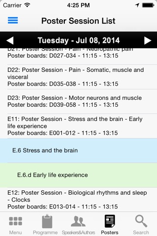 FENS - Forum of Neuroscience screenshot 4