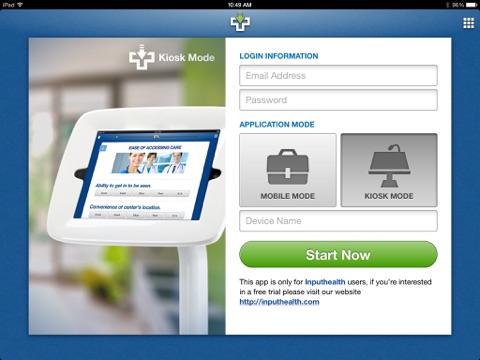 InputHealth Point of Care screenshot 2