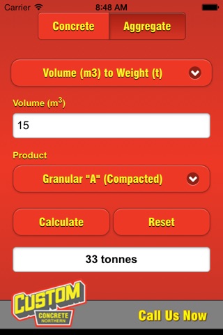 Custom Concrete Calculator screenshot 3