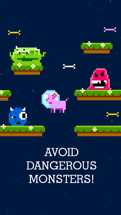 Pixel Animal Jump Free - Cute Pets Hop and Avoid Nasty Enemies