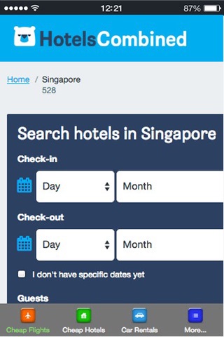 Cheap Flights Singapore! screenshot 3