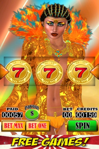 Ancient Egyptian Lucky Goddess Slots - Sekhmet, the Sexy Warrior Goddess & Protector of the Pharaohs Free Slot Machine Edition screenshot 4