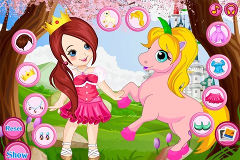 Princess With Unicorn screenshot 3