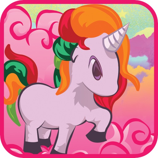 A Tiny Unicorn Pony Run PRO - Princess Rainbow Hay Cloud Adventure Day icon