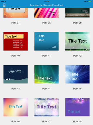 Templates for Microsoft PowerPoint Free screenshot 3