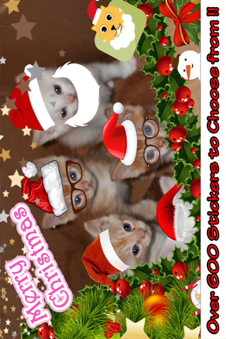 Christmas and New Years picture booth app screenshot 2