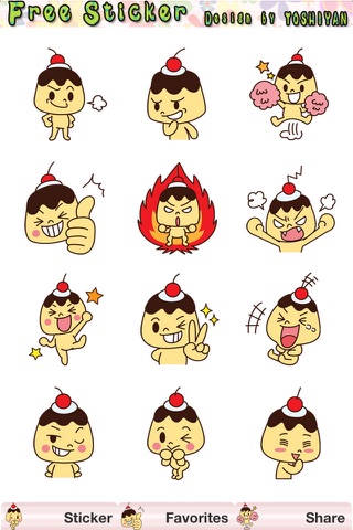 Funny Messenger,Chat Emoji design by TOSHIYAN for Facebook Emoticons, WhatsApp Emoticons, LINE Sticker, and Twitter screenshot 4