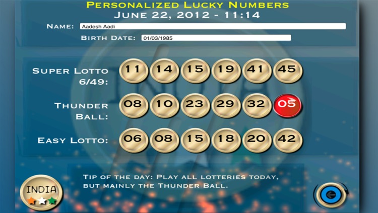 6 lotto lucky numbers
