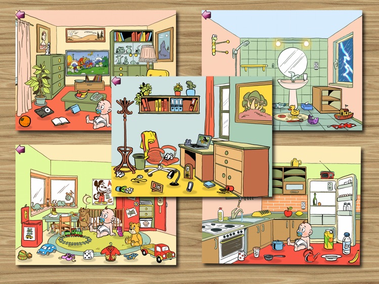 Pedro limpia la casa - un juego para niño pequeňos - español