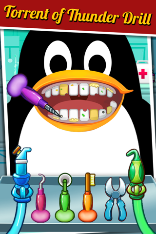 Amateur Dentist Free: Crazy Dental Club for Girls, Guys & Penguin - Surgery Games screenshot 3