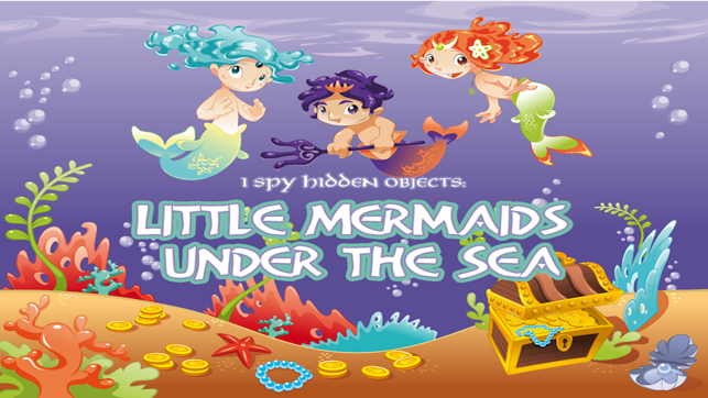 我是間諜美人魚隱藏物件在海之下的小美人魚 : I Spy Mermaid Hidden Objects Little M(圖1)-速報App