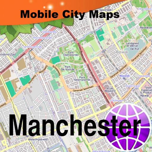 Manchester Street Map.