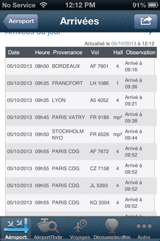Marseille Airport Provence (MRS) Flight Tracker screenshot 4