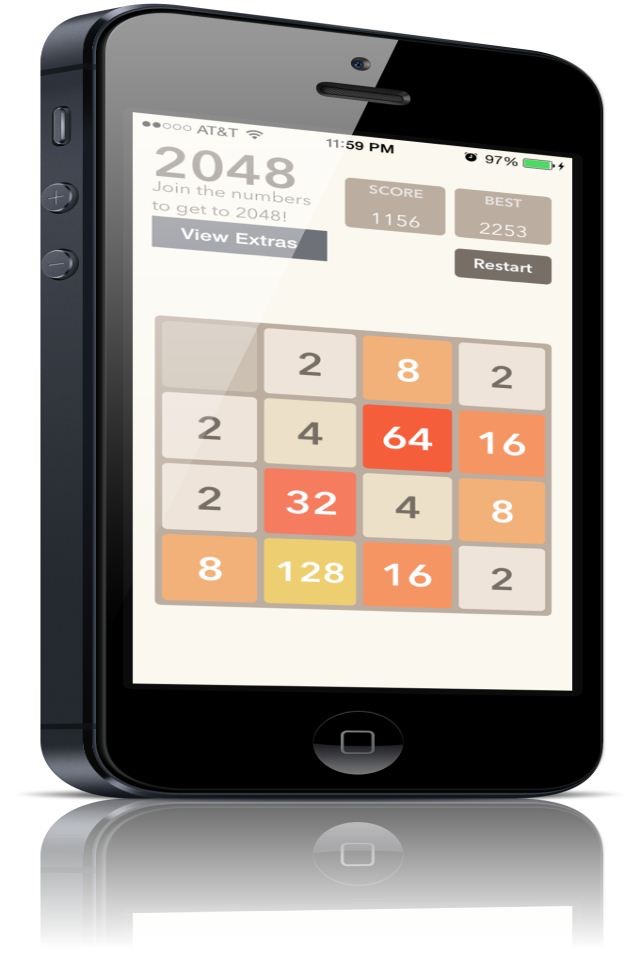 8192 Slider 5x5 Number Puzzle Game screenshot 3