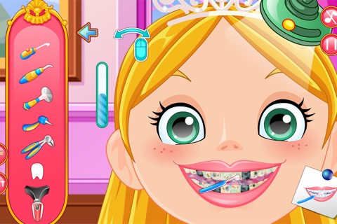 Princess at the Crazy Dentist, Doctor Games for all kids free game to play screenshot 3