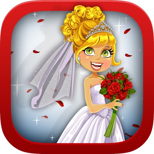 Here Comes the Bride Photo Booth Wedding Dress Up icon