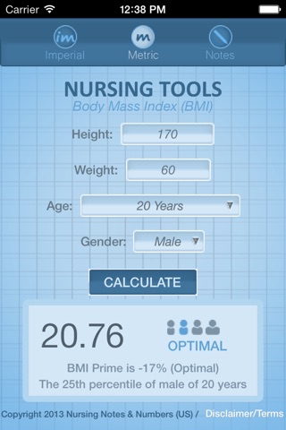 BMI Calculator N3 screenshot 3