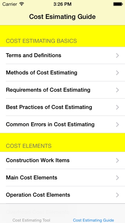 Cost Estimator's Reference Guide and Cost Estimating Tool